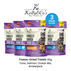 Kelly & Co's Freeze-Dried Treats 40g (3 Pack Bundle)